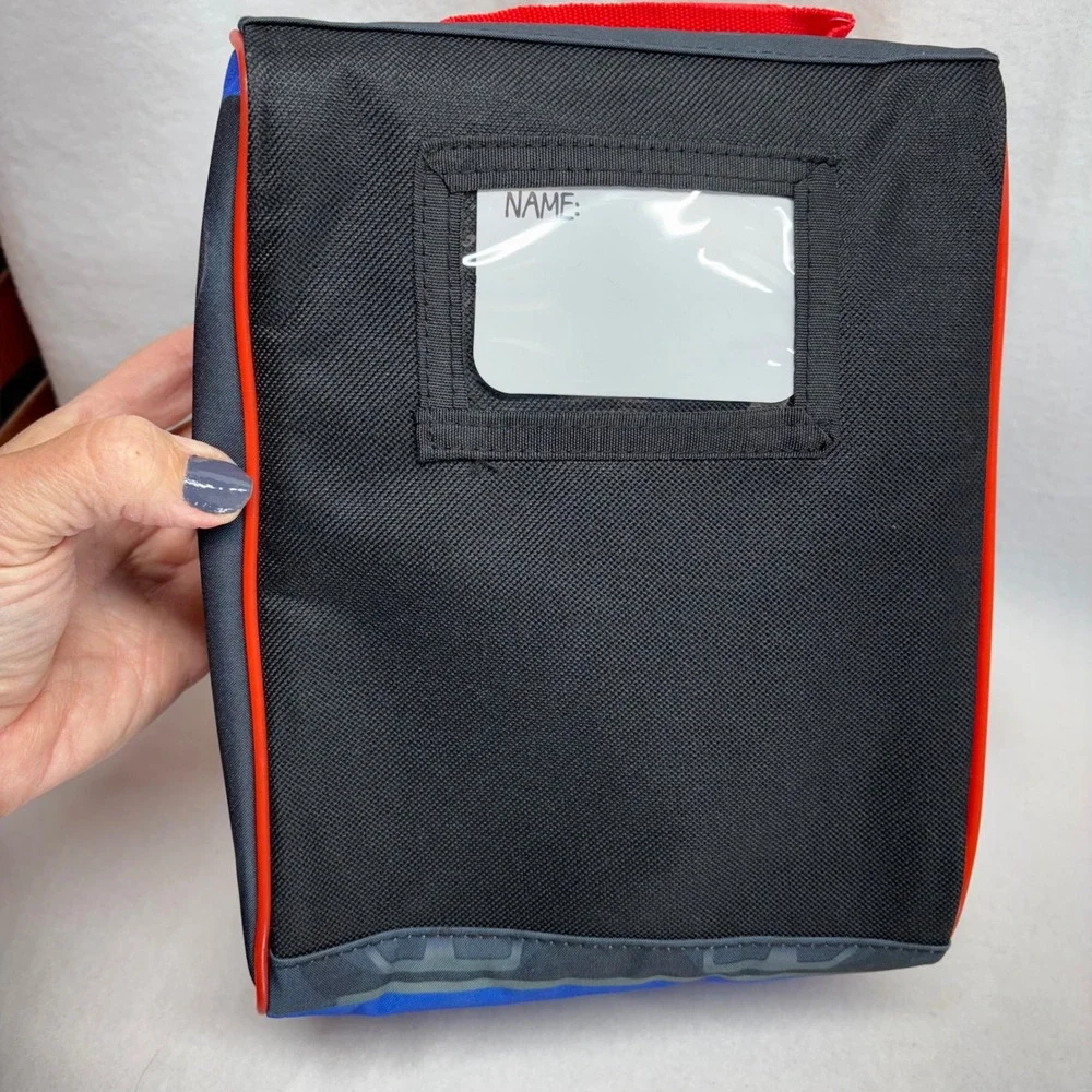 Hot Wheels SNEDDON 25 Blue Racing Backpack Lunch Bag Kids Accessories Innovation